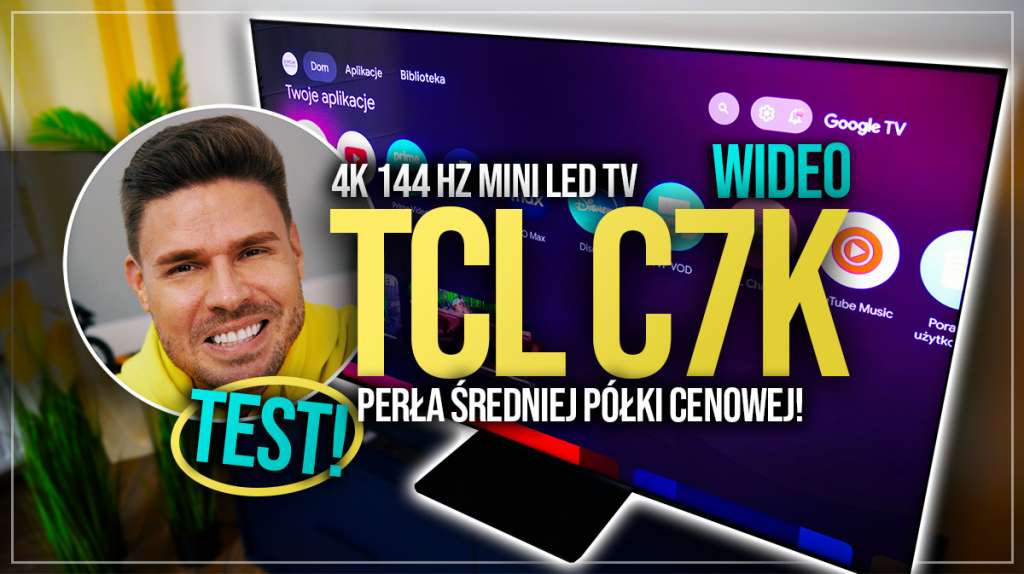 Zdjęcie główne do wideo-testu telewizora TCL C7K