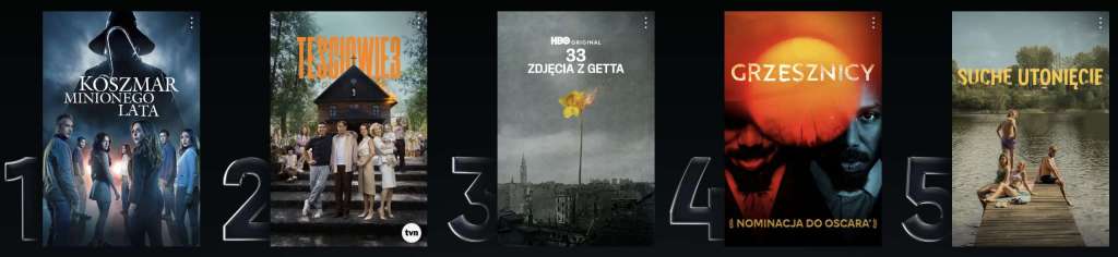 Zrzut ekranu z serwisu HBO Max z Koszmarem minionego lata 