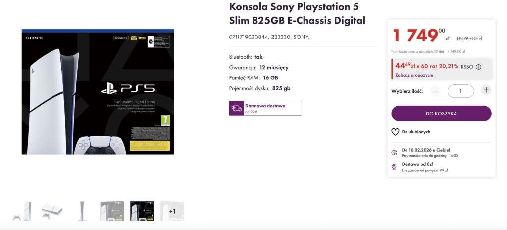promocja sony playstation 5 ps5 vobis okazja