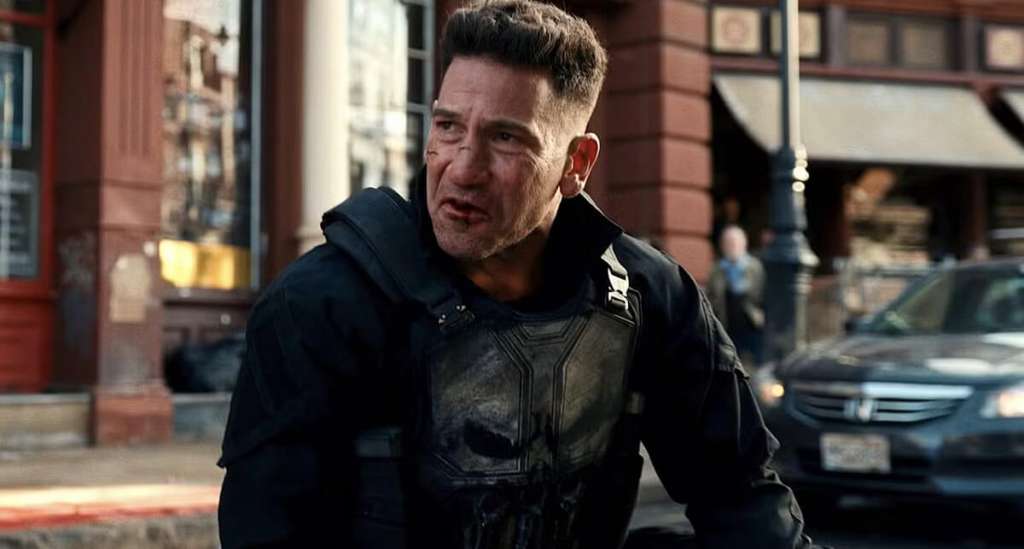 Punisher na zdjęciu z filmu Spider-Man: Brand New Day 