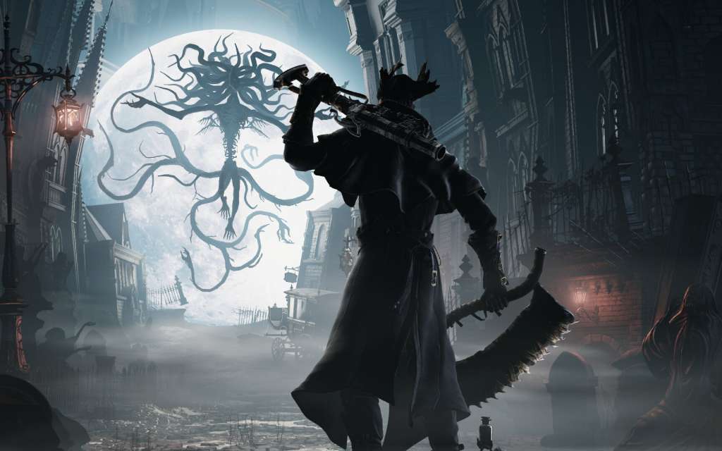 kadr z gry "Bloodborne"