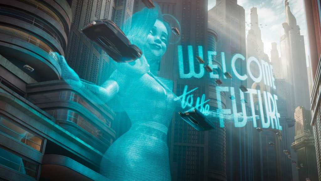 kadr z filmu "Ray Gunn"