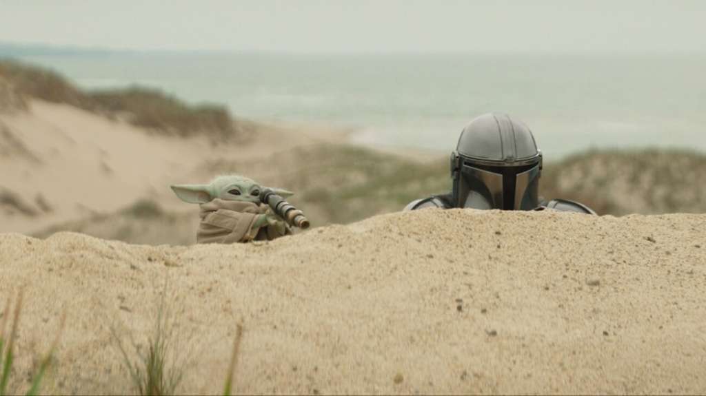 Kadr z filmu "Gwiezdne Wojny: Mandalorian i Grogu" - recenzja HDTVPolska