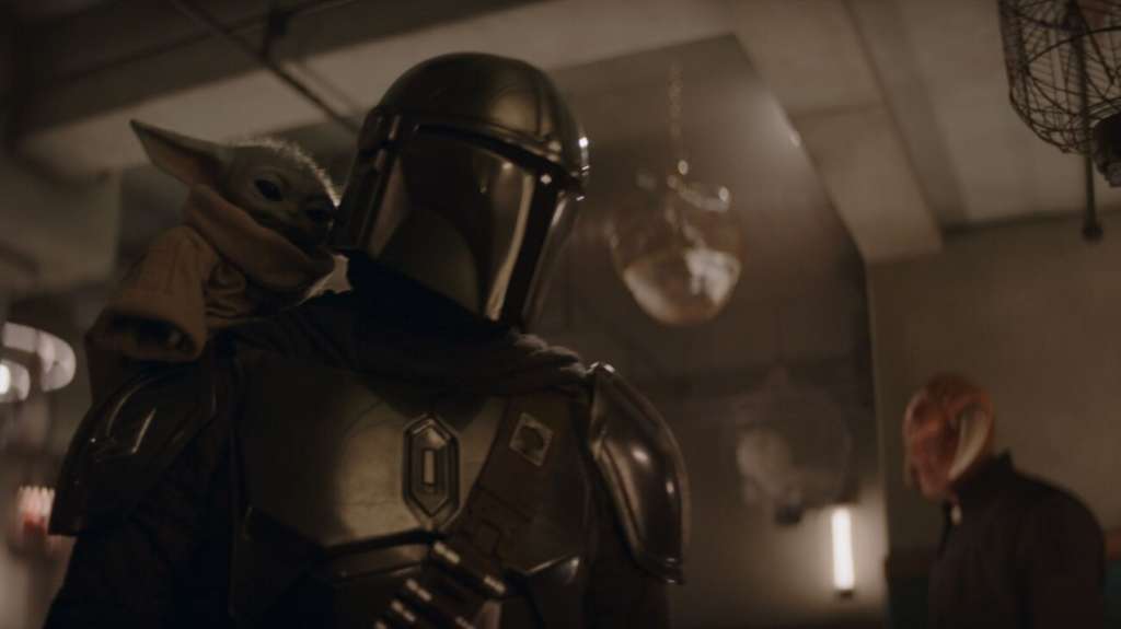 Kadr z filmu "Gwiezdne Wojny: Mandalorian i Grogu" - recenzja HDTVPolska