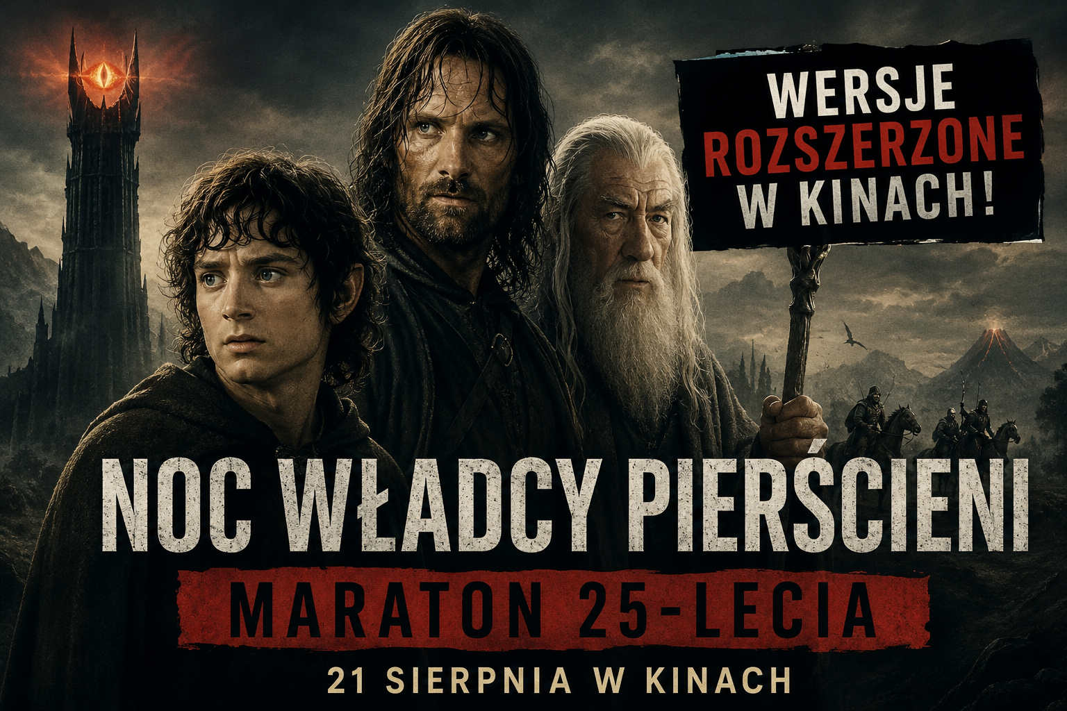 Władca Pierścieni wraca do kin! Będzie nocny maraton wersji rozszerzonych