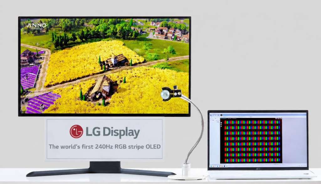 lg rgb stripe oled monitor zdjęcie produktu