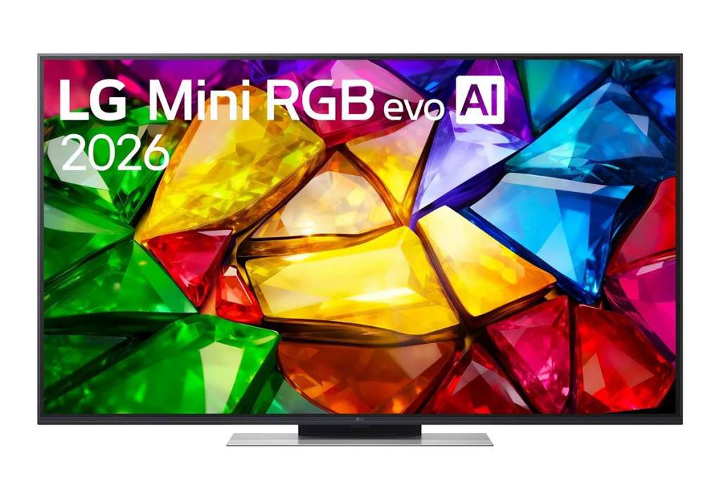 Wygląd telewizora LG Mini RGB evo AI z rocznika 2026