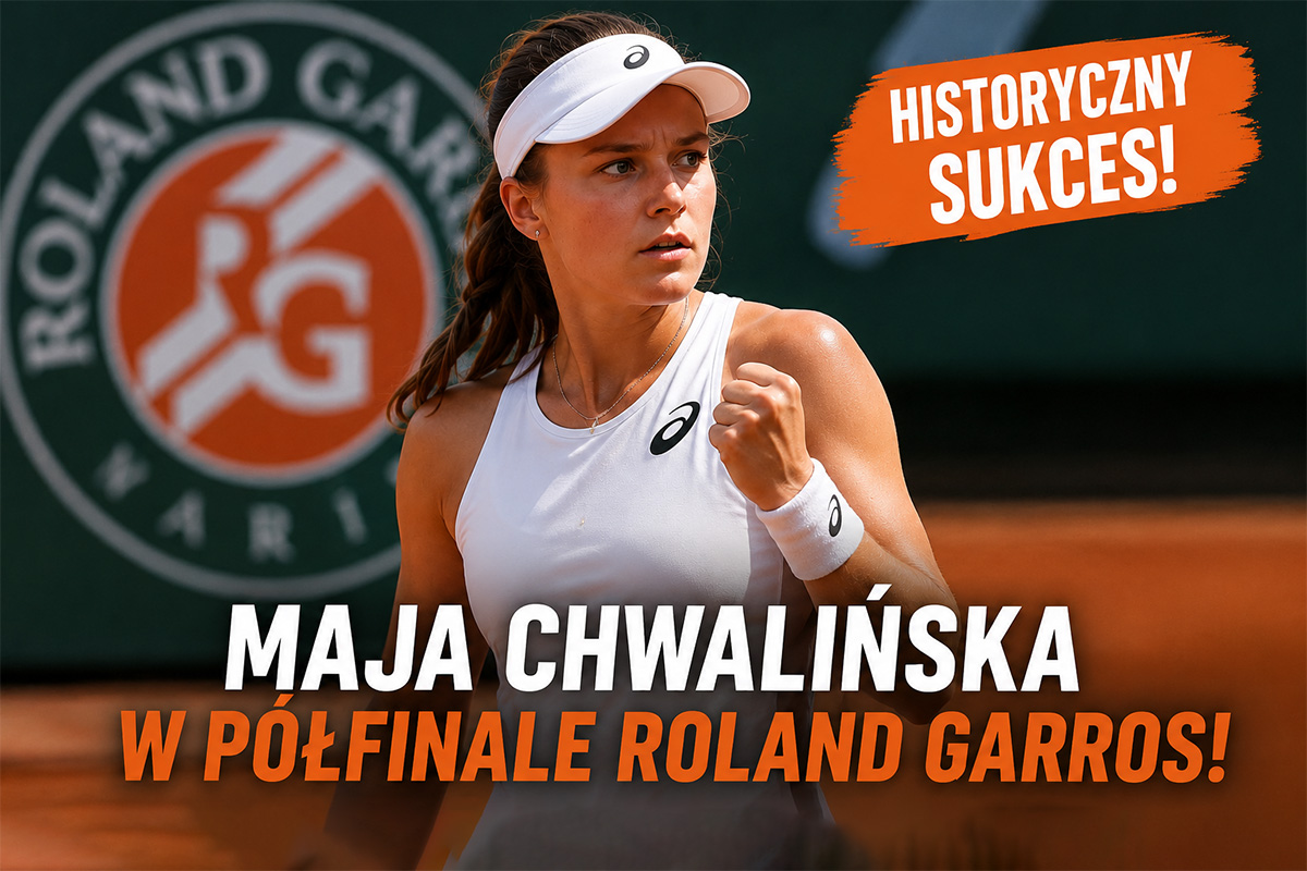 Maja Chwalińska w półfinale Roland Garros! Z kim zagra? Gdzie oglądać transmisję?