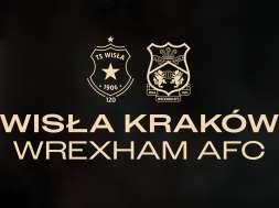 Wisła Kraków Wrexham herby