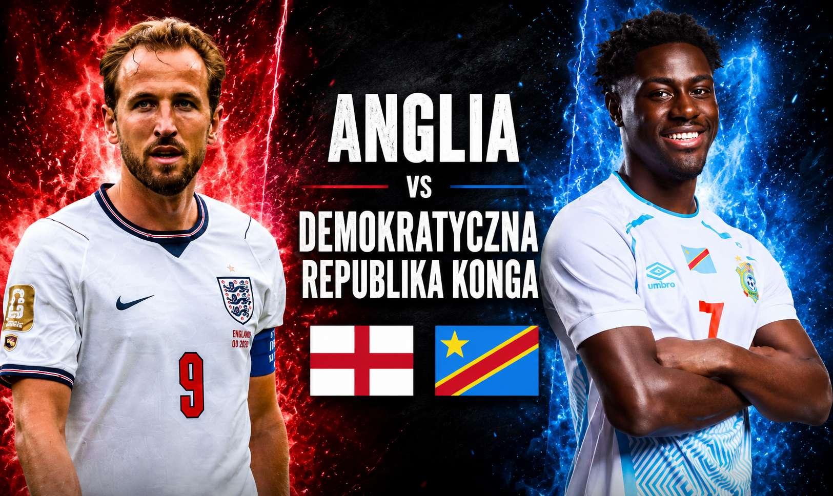 Mistrzostwa Świata: Anglia – Demokratyczna Republika Konga. Transmisja TV i online [1.07.2026]