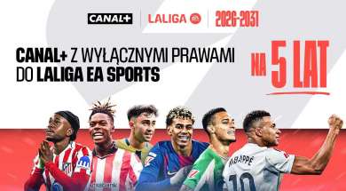 canal+ la liga prawa na wyłączność baner