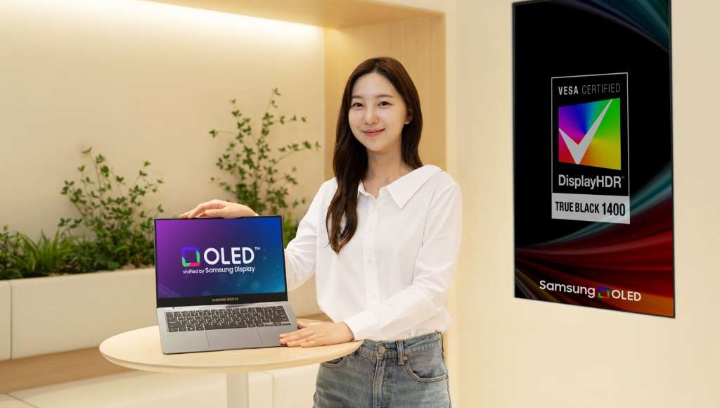 Samsung Display prezentuje laptop z ekranem OLED oraz certyfikacją VESA DisplayHDR True Black 1400