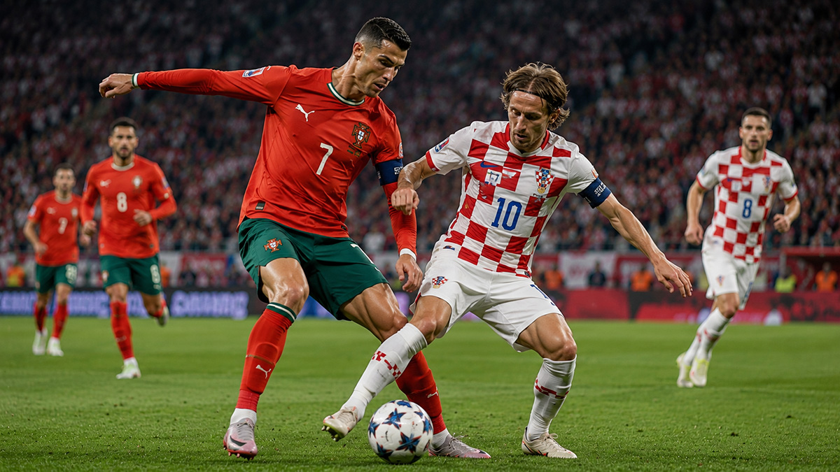 Portugalia i Chorwacja stworzyły wielkie widowisko. Losy awansu ważyły się do końca! [SKRÓT]