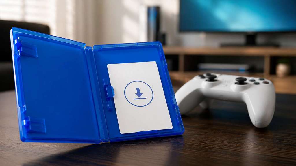 Pudełko z kodem zamiast płyty może być przyszłością nowych gier na PlayStation.