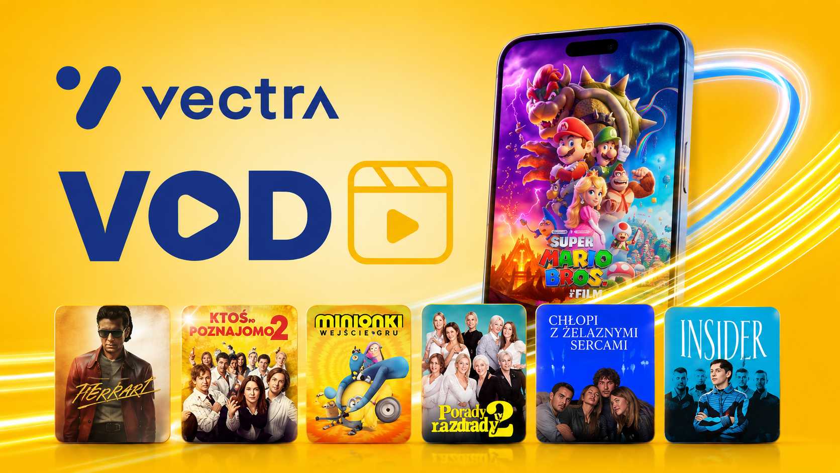 Dwa wielkie hity trafiają do Vectra VOD. Super Mario Galaxy Film i Mortal Kombat 2 na wakacje