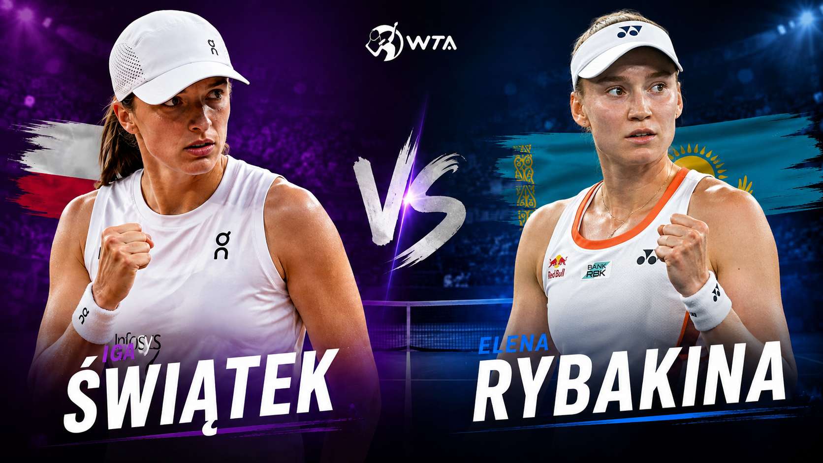 Iga Świątek – Jelena Rybakina: FINAŁ! Gdzie i o której oglądać? [14.08.2026]