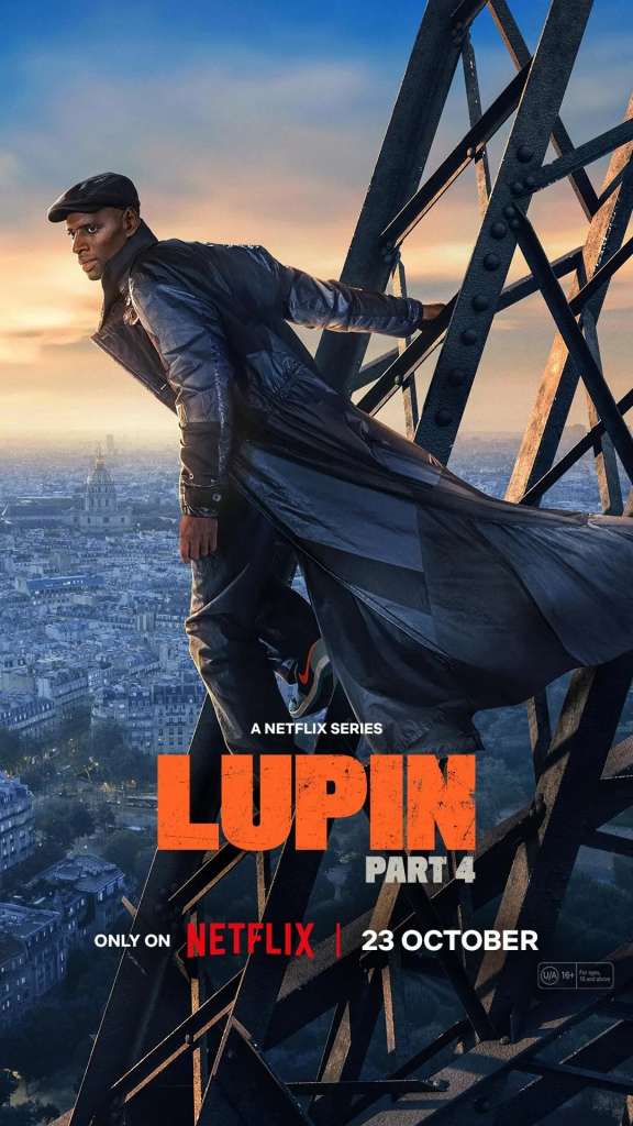 plakat 4 sezonu serialu Lupin