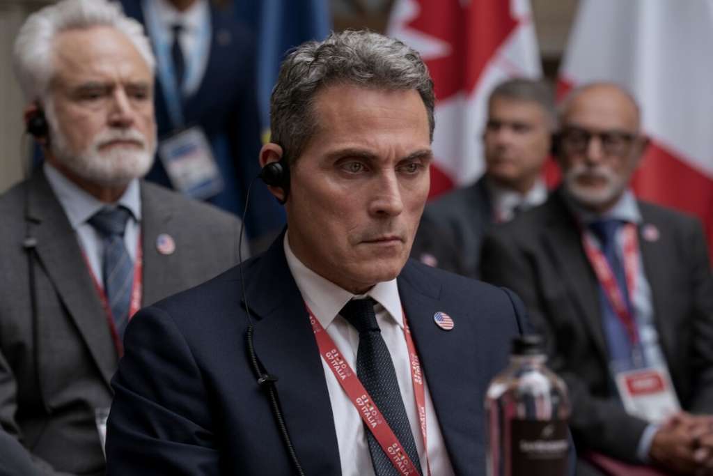 Kadr z 4. sezonu serialu "Dyplomatka" - recenzja HDTVPolska