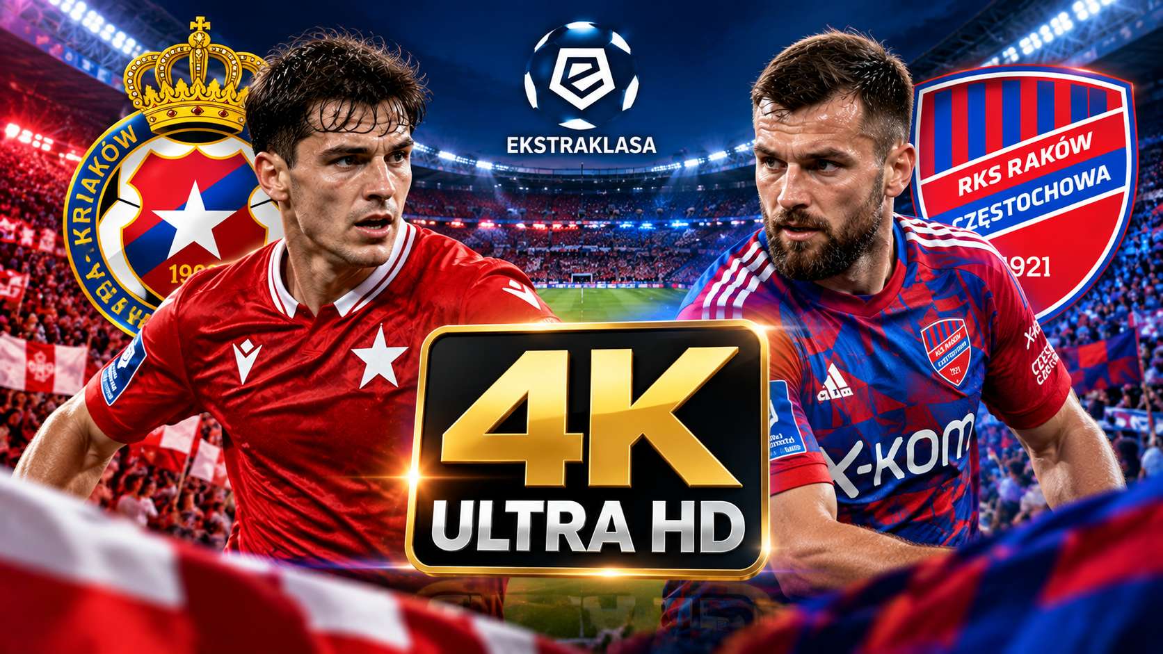 Wisła Kraków – Raków Częstochowa w 4K Ultra HD! Gdzie oglądać mecz w najlepszej jakości? Czy za darmo?