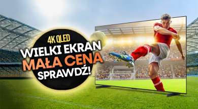 wielki niedrogi telewizor 4k qled tcl media expert okładka